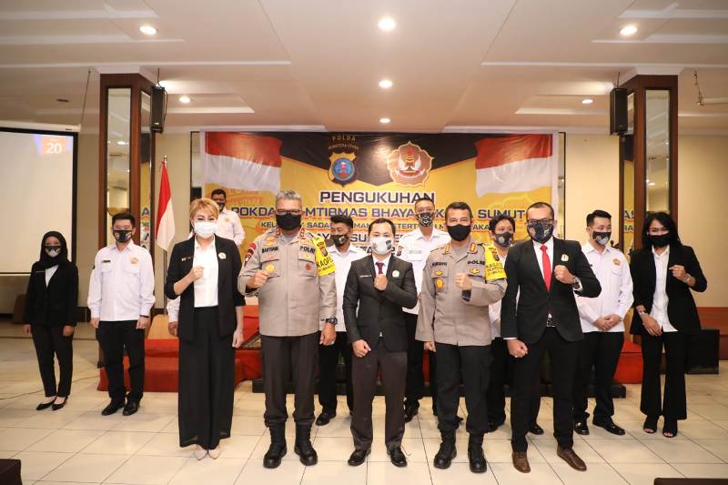 Kepengurusan Pokdarkamtibmas Bhayangkara Sumut Priode 2020 2024 di Kukuhkan, Irjen Pol Martuani Sormin : Pokdarkamtibmas Menjadi Sahabat Problem Solving dan Mediator Masyarakat