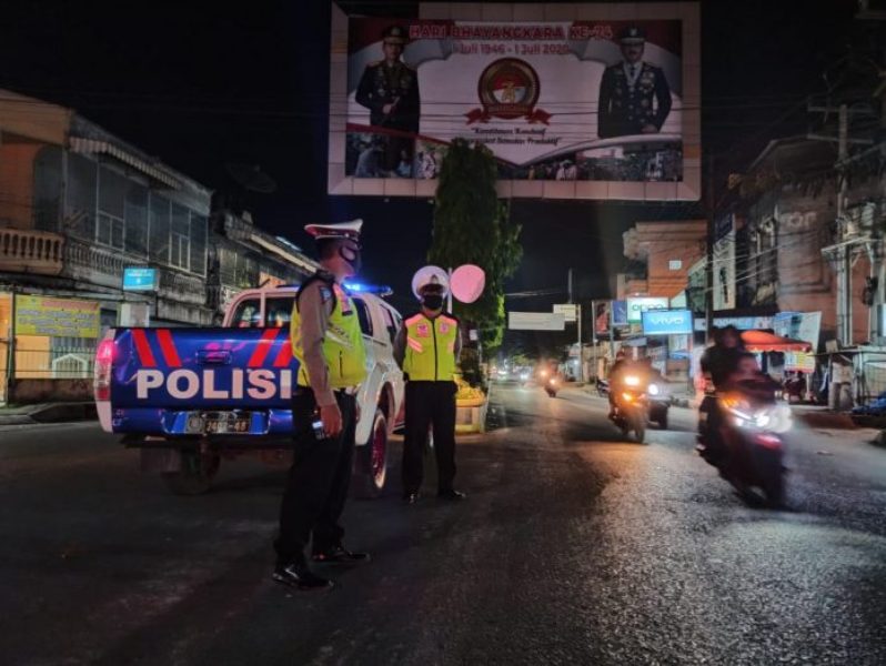 Jelang New Normal, Sat Lantas Polres Tanjung Balai Giat Public Speaking Pencegahan Covid-19