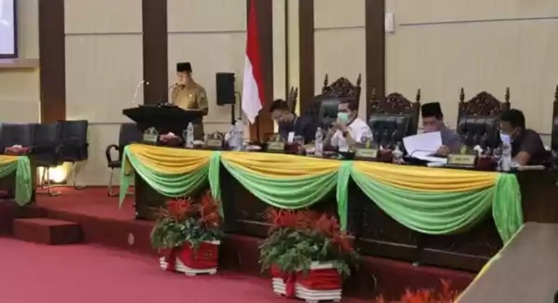 Jawab Pandangan Umum Fraksi - Fraksi DPRD Kota Medan, Pemko Medan Serius Tangani Covid-19