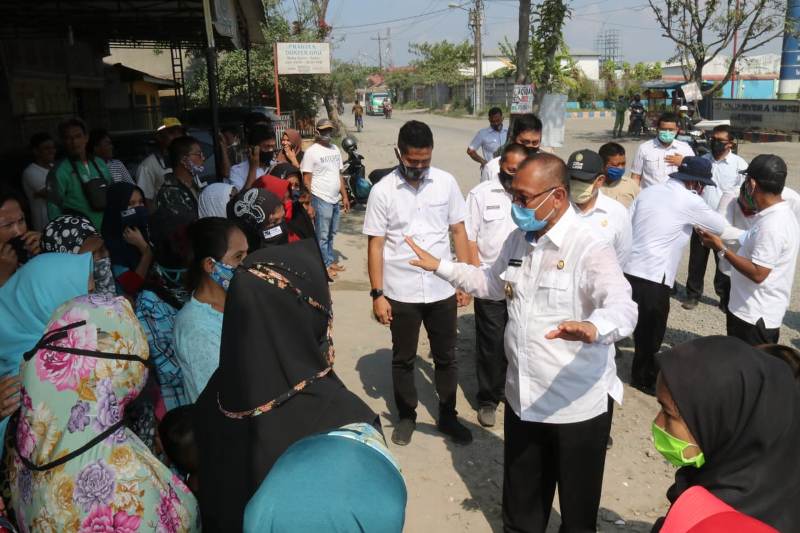 Akibat Pandemi Covid-19, Perbaikan Jalan Pancing, Martubung Tertunda
