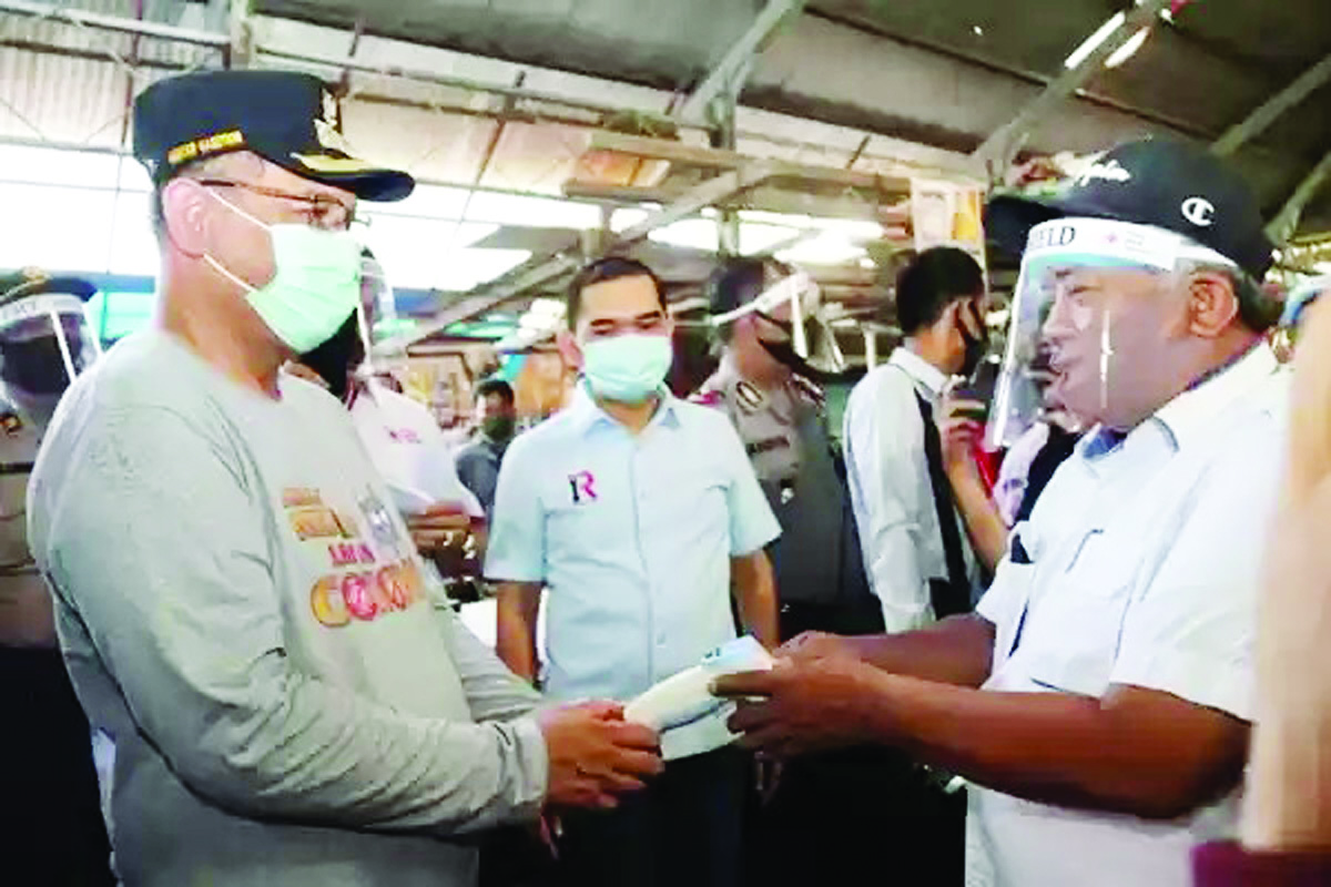 Akhyar Apresiasi PMI Sumut Wujudkan Pasar Halat Bebas Covid-19