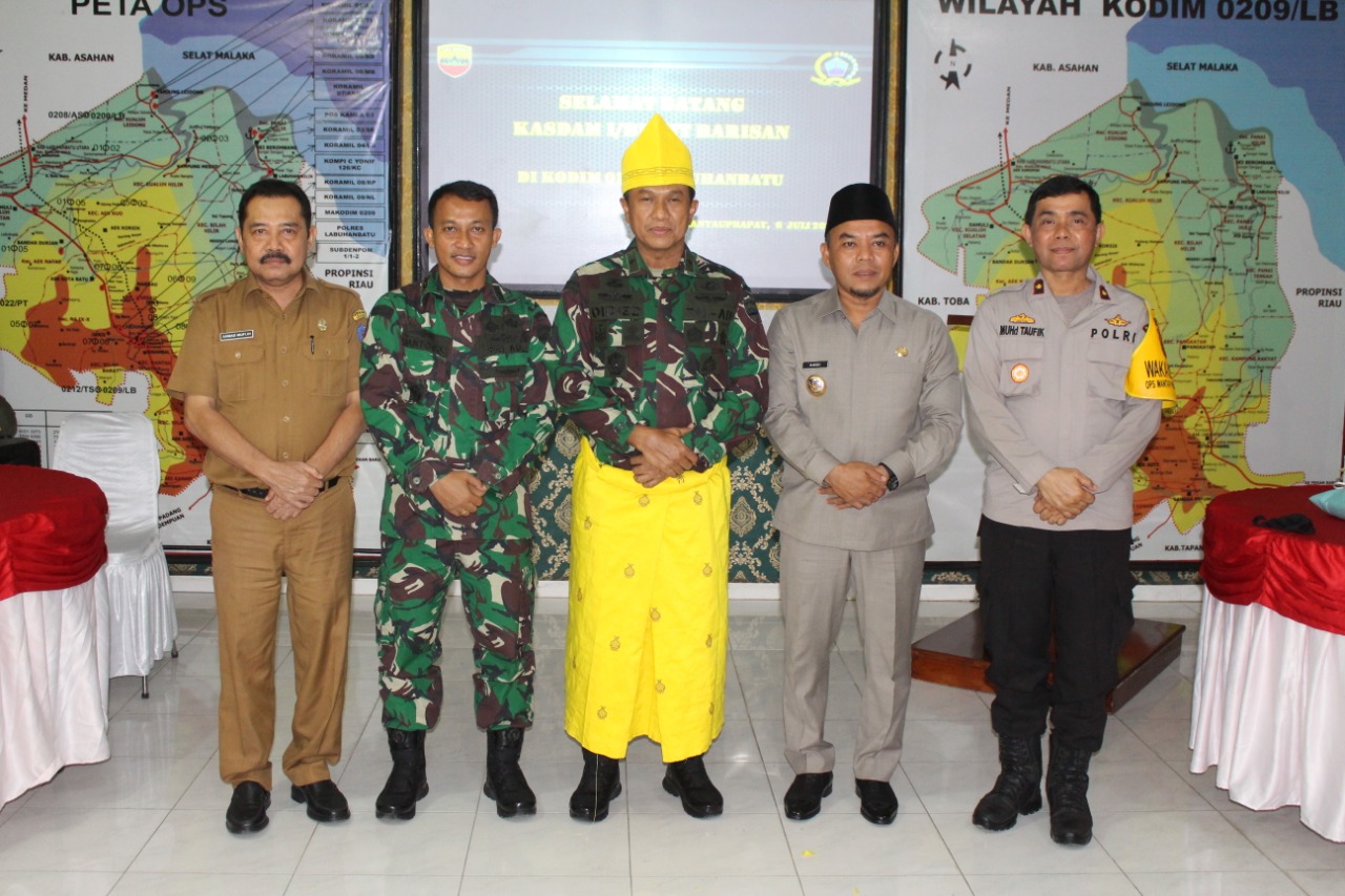 Bupati Labuhanbatu Andi Suhaimi Sambut Kunker Kasdam I/BB