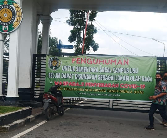 Banyak Terpapar Covid-19, Kampus USU Ditutup Sementara