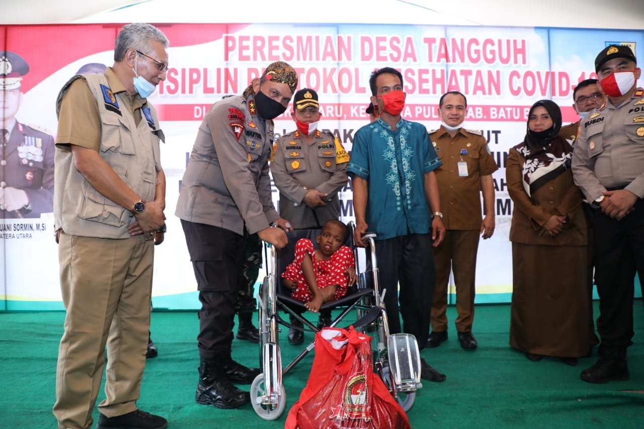 Bantu Tali Asih, Warga Sei Mangkai Apresiasi Kunker Kapoldasu