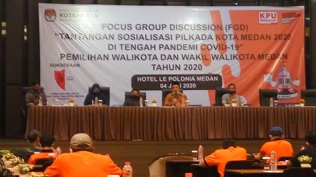 Ketua KPU Medan : Komitmen Laksanakan Tahapan Pilkada Terapkan Protokol Kesehatan