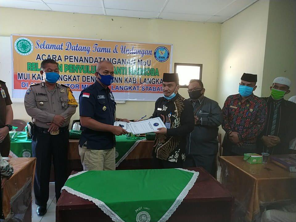 MUI dan BNNK Langkat Bentuk Relawan Anti Narkoba di 23 Kecamatan