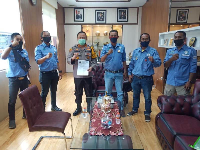 DPD Yayasan Pergerakan Anti Napza Audiensi Ke Mapolresta Deli Serdang