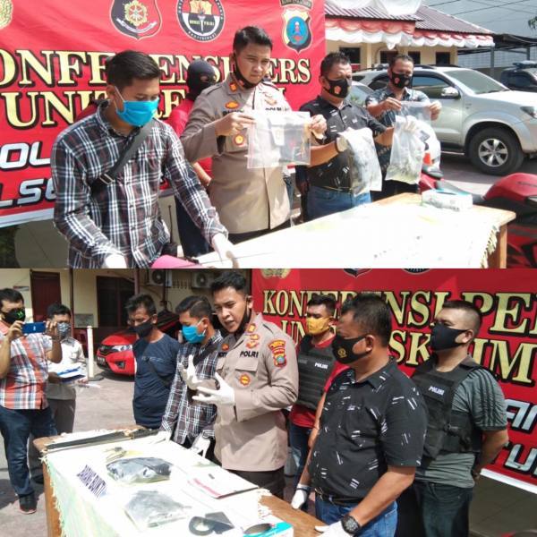 Polsek Percut Sei Tuan Amankan Pelaku Pembunuhan di Jln Perhubungan Desa Lau Dendang