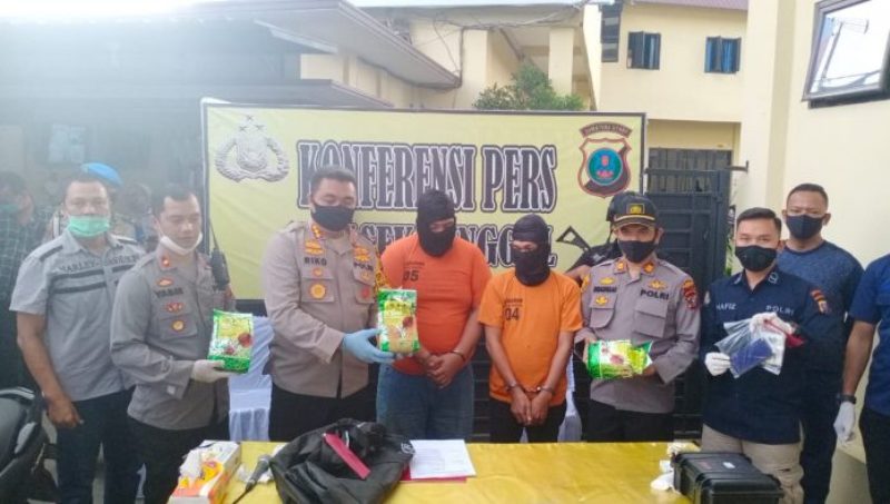 Polsek Sunggal Gagalkan Peredaran Shabu Jaringan Internasional Seberat 3 KG