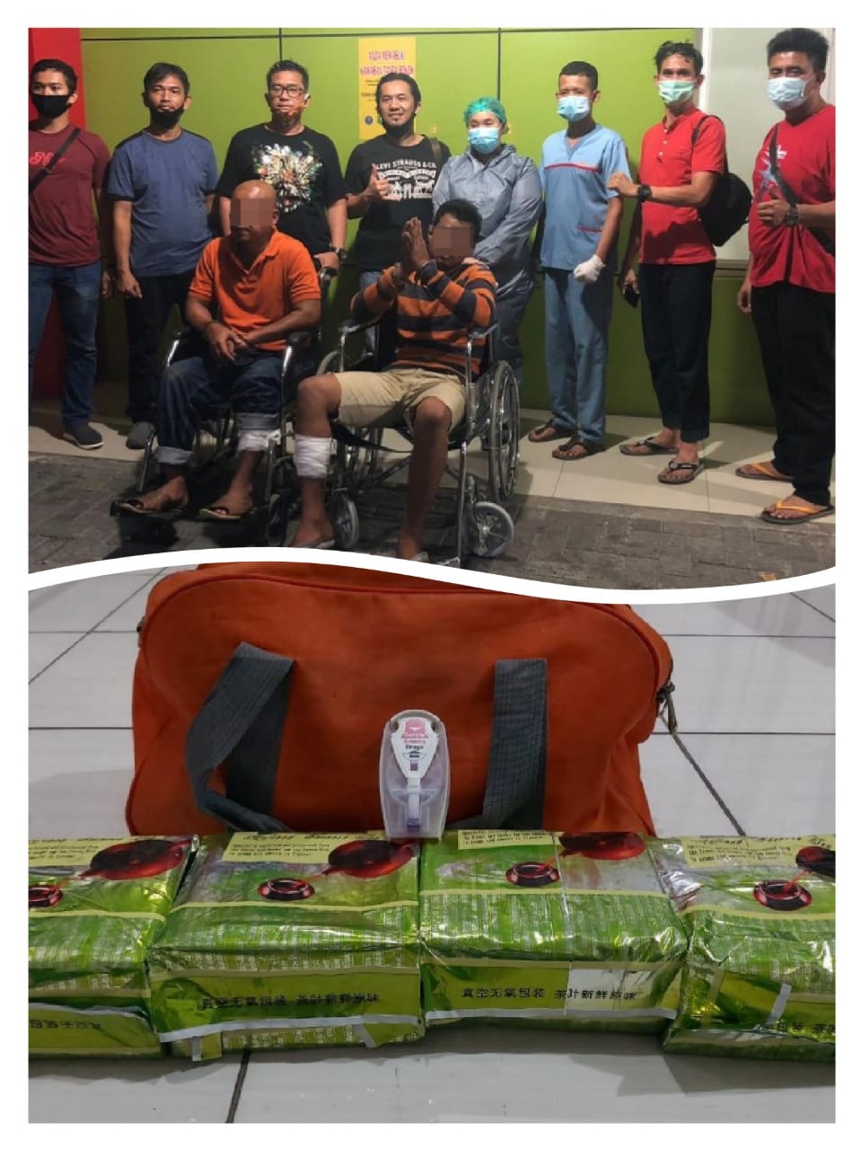 Selama 4 Pekan  Polsek Patumbak Ungkap Jaringan Narkoba Internasional, 11 Kg Shabu Diamankan 2 Tersangka Ditembak