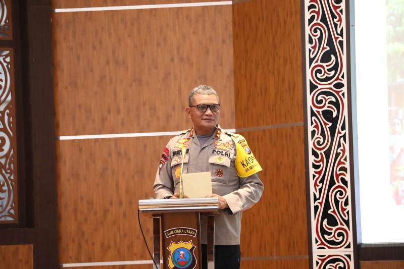 Kapolda Sumut Tutup Taklimat Akhir Wasrik Rutin Itwasum Polri Tahap II T.A 2020
