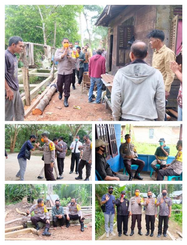 Mengecek Lokasi TPS Berpotensi Rawan Konflik Pilkada Kota Tanjung Balai, Kapolres Tanjung Balai Silaturahmi Kepada Tokoh Masyarakat