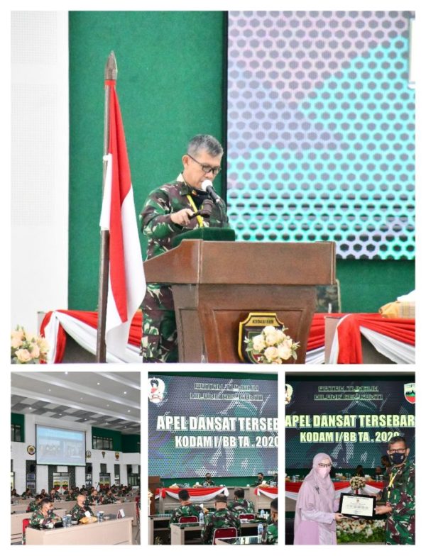 Pangdam I/BB Tutup Apel Dansat Tersebar Kodam I/Bukit Barisan