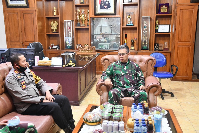 Pangdam I/BB Kunker ke Mapolres Binjai