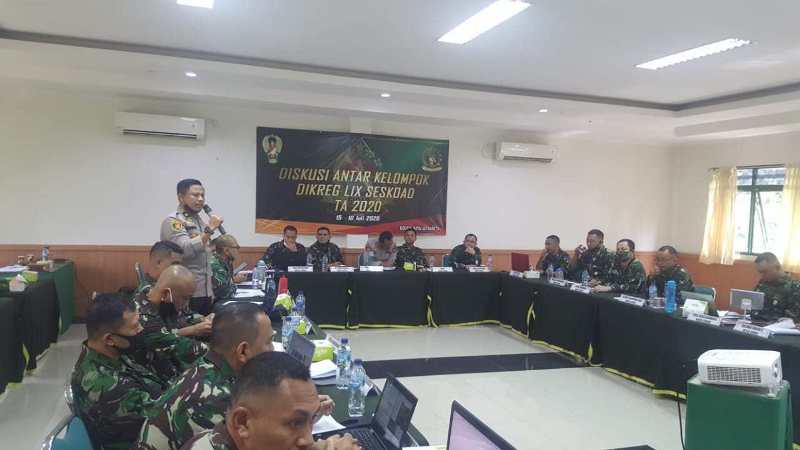 Sebanyak 23 Pasis Dikreg Seskoad LIX Ikut PBM Daring di Makodam Jaya