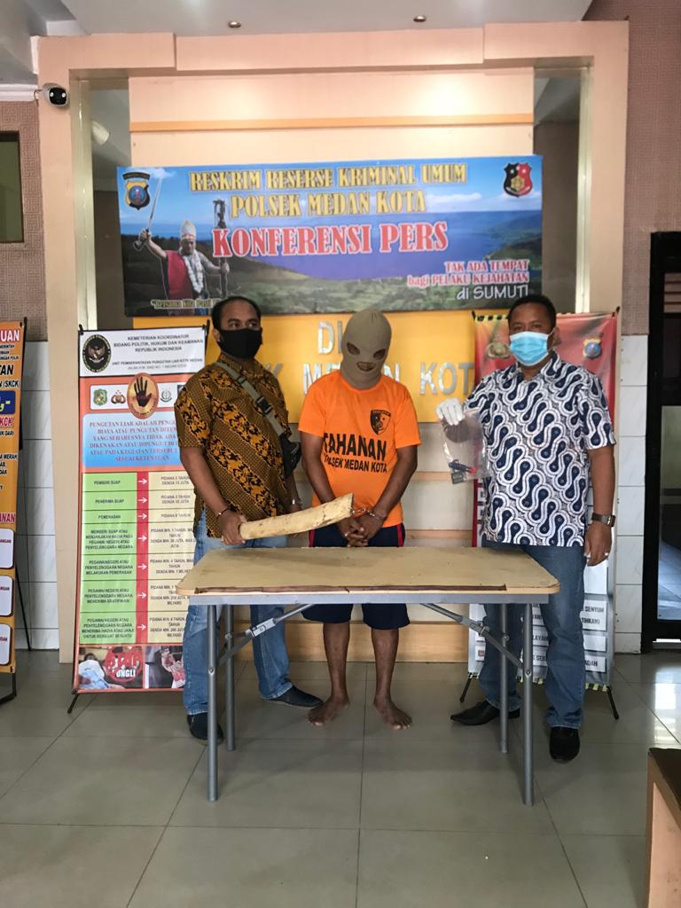 Tekab Medan Kota Amankan Pencuri Daging Sapi 30 Kg