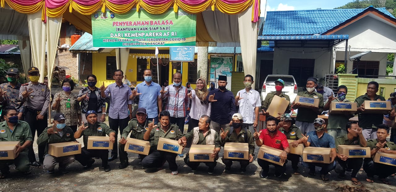 Kementerian Pariwisata dan Ekonomi Kreatif Bantu Pramuwisata Langkat