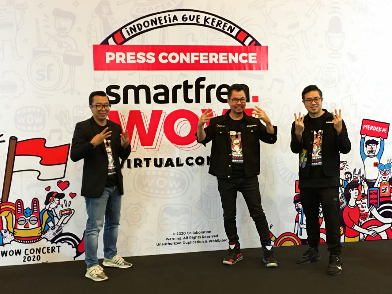 Smartfren Hadirkan Konser Virtual Interaktif dari 3 Negara, Jelang Perayaan Kemerdekaan