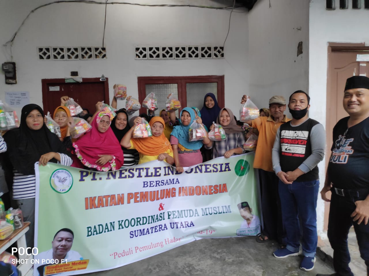 Kerjasama Bakopam-IPI Sumut Bakti Sosial Bagikan Produk PT Nestle Indonesia