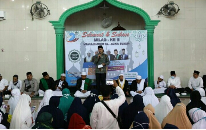 Milad Ke-2 Majelis Zikir Al-Azka Sumut, Musa Rajekshah Ajak Masyarakat Perbanyak Muhasabah Diri di Masa Pandemi