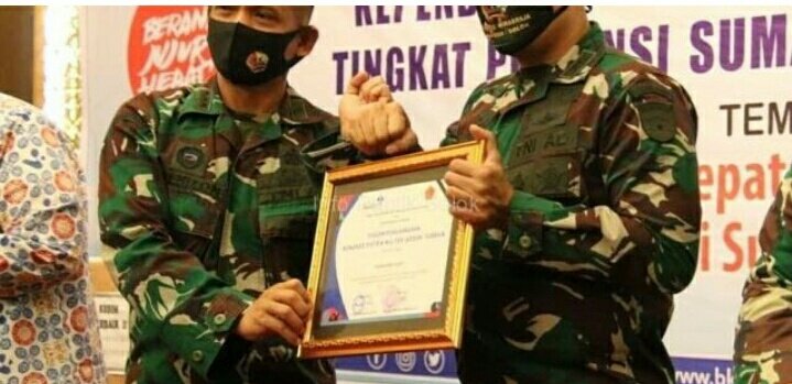 Kodim 0309/Solok Letkol Arm Reno Triambodo, S.Sos., M.I.Pol Terbaik di Sumatera Barat