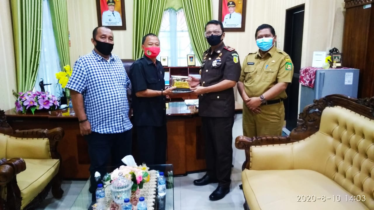 Kajari Langkat Pamitan Ke Ketua DPRD Langkat