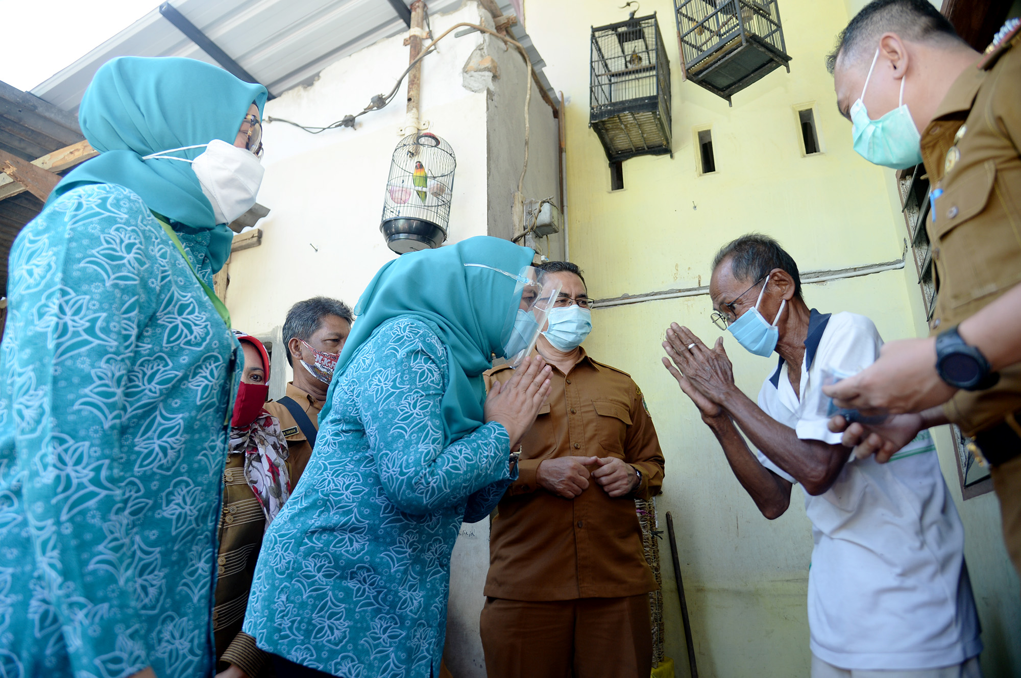 Nawal Ajak Anggota PKK Tegur Tak Pakai Masker, Sosialisasi dan Pencanangan Gerakan Masker