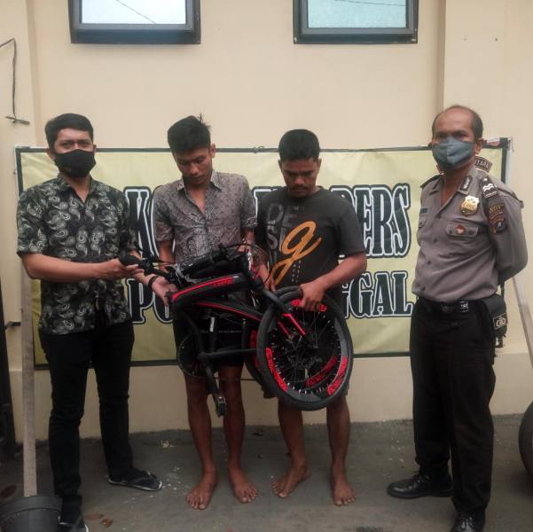 2 dari 4 Pencuri Sepeda Diringkus Tekab Polsek Sunggal
