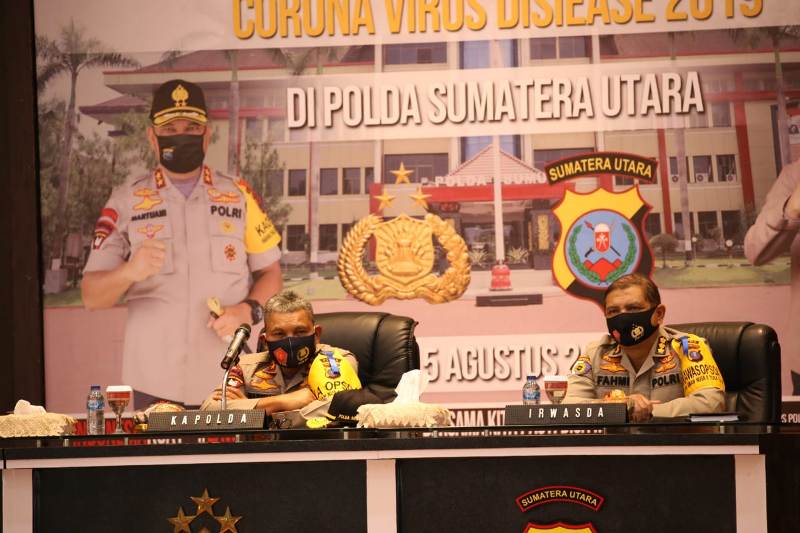 Kapolda Sumut Buka Supervisi Aman Nusa II Dalam Penanganan Covid-19