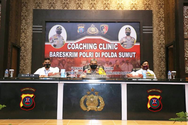 Kapolda Sumut Buka Kegiatan Coaching Clinic Bareskrim Polri di Sumut