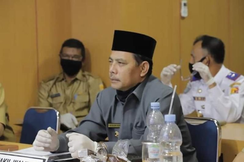 Wawako Solok Ikuti Vicon dengan Kadiv Yankumham