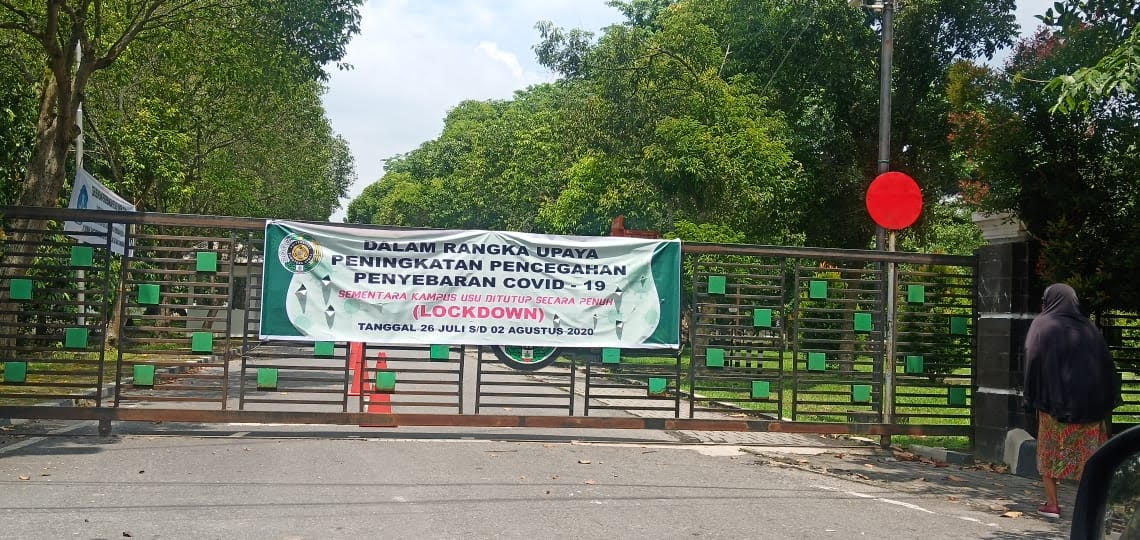 USU Kembali Perpanjang Lockdown Hingga 15 Agustus