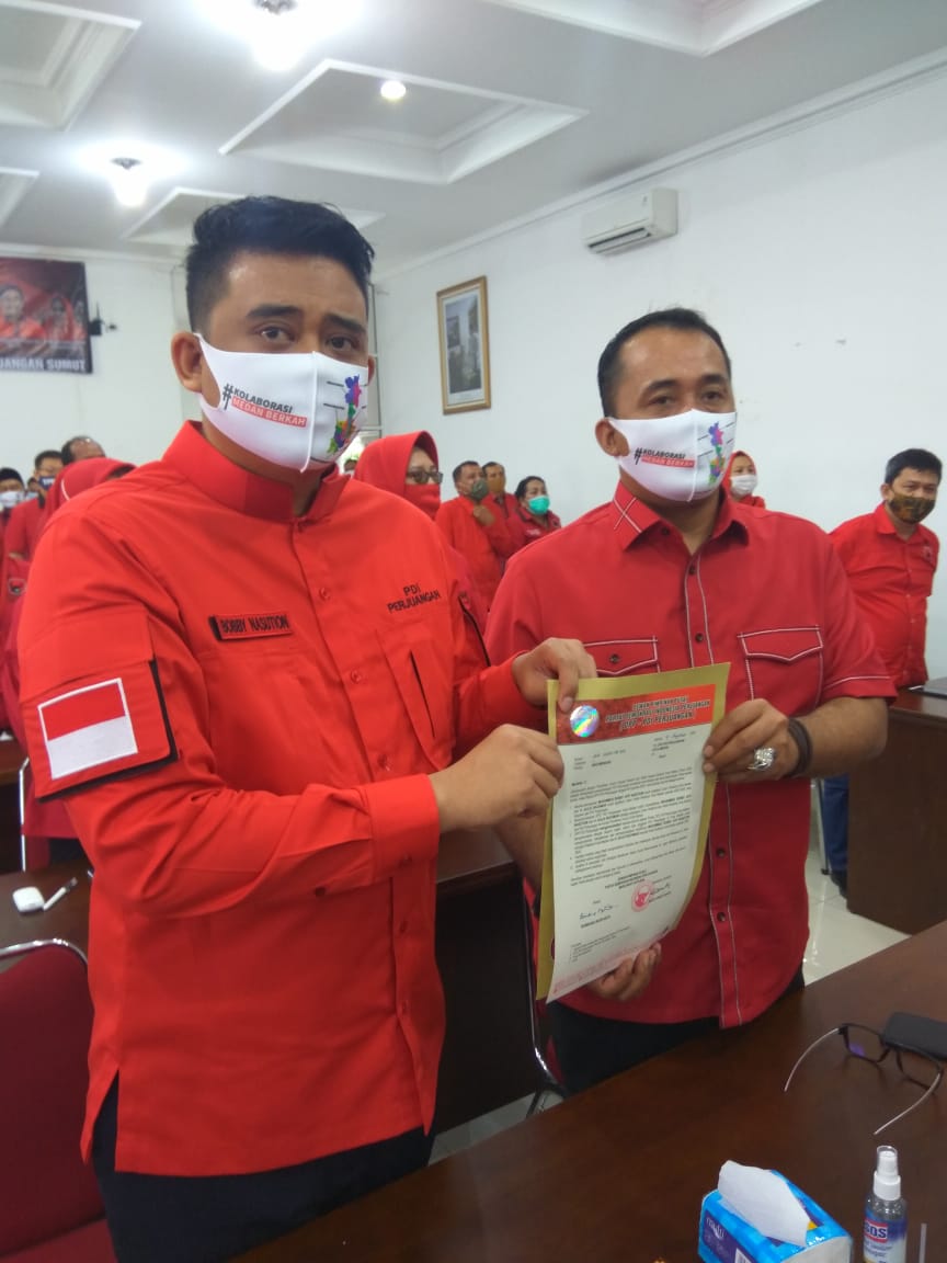 Bobby-Aulia Sah Jadi Jagoan PDI Perjuangan Untuk Pilkada Medan