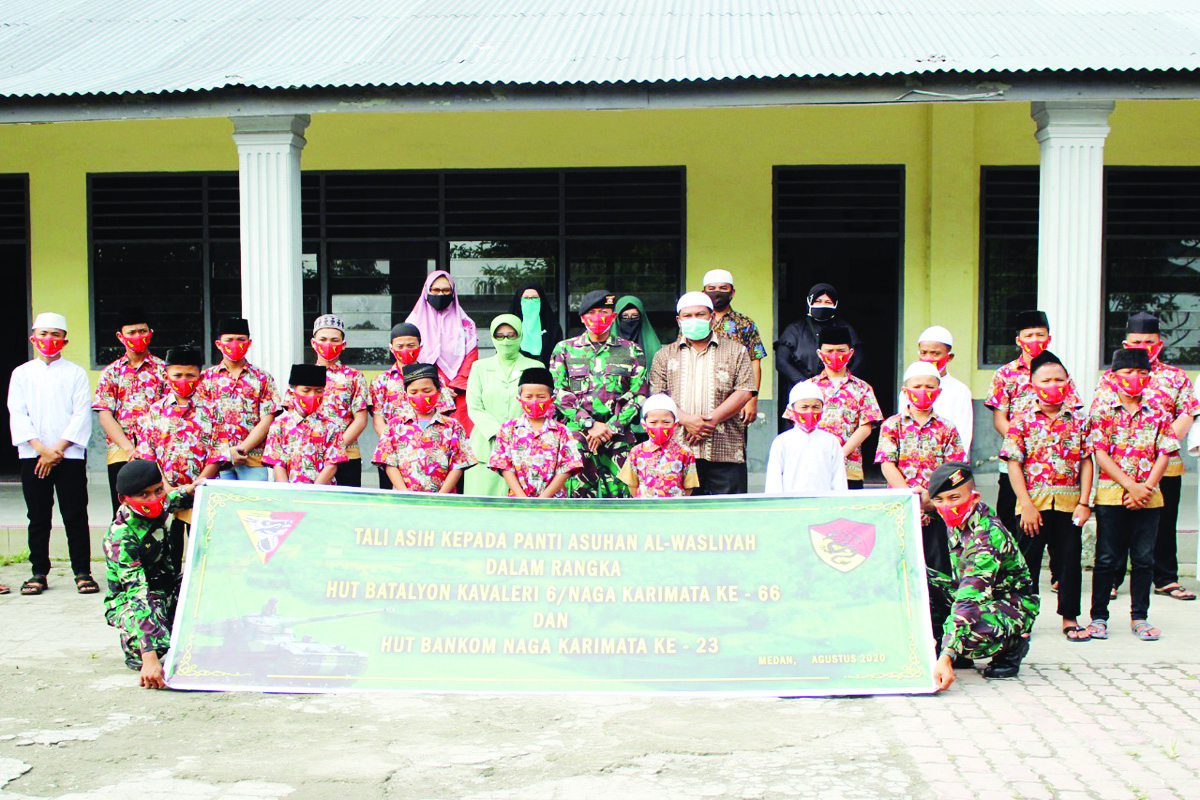 Rayakan HUT Batalyon Ke 66, Yonkav 6/NK Gelar Acara Syukuran