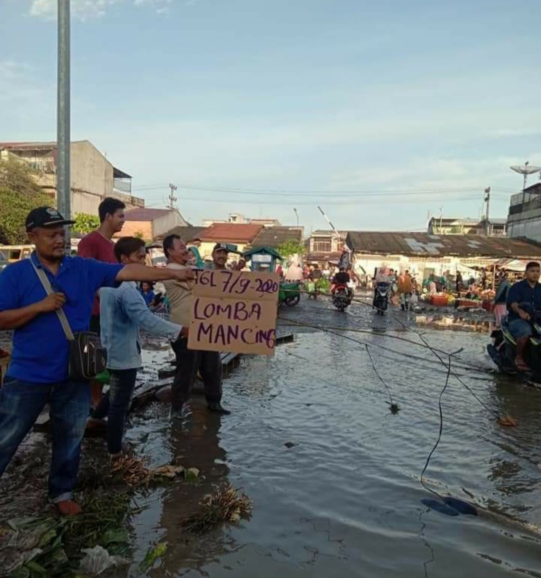 Pasar Tradisional Marelan Kumuh, Becek Seperti Kubangan Kerbau