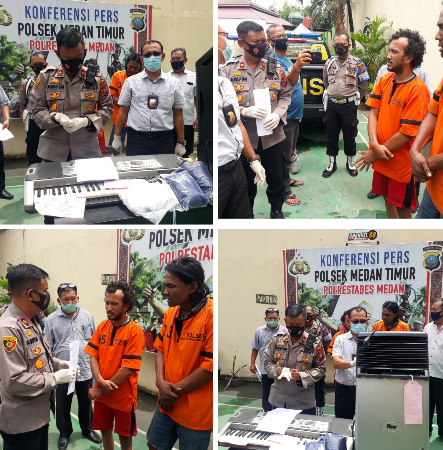 Polsek Medan Timur Tembak Dua Pelaku Pencurian