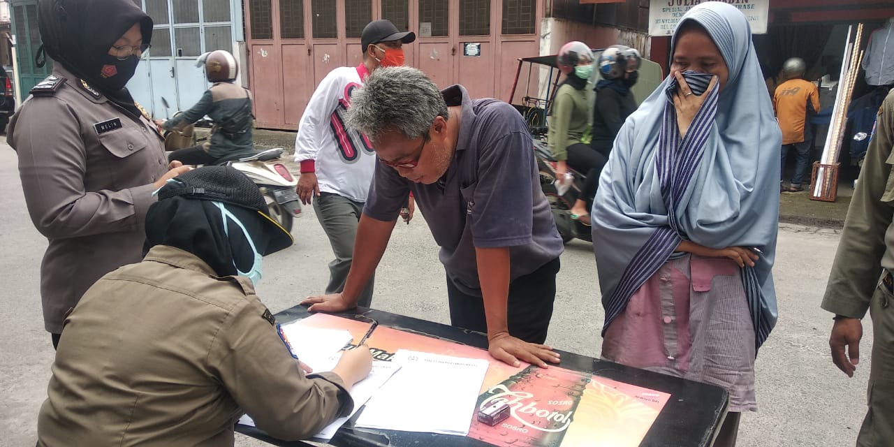 Giat Ajak Pakai Masker, Polsek Medan Timur Terus Operasi Yustisi