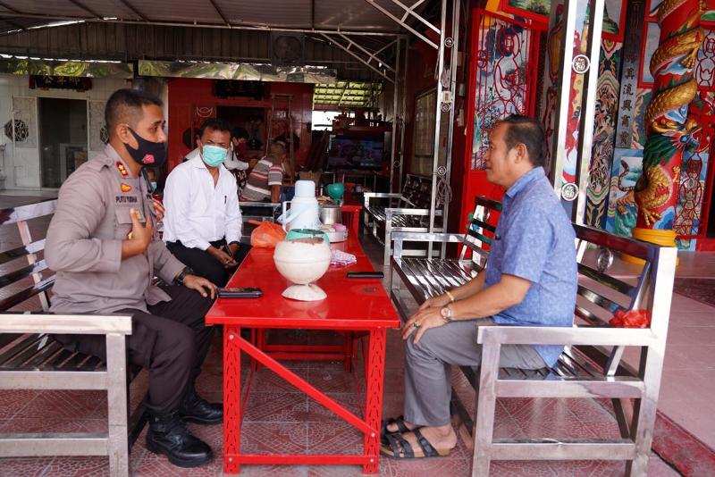 Orang Nomor Satu di Mapolres Tanjung Balai Polda Sumut Kunjungi Tokoh Agama Budha