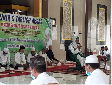 25 Oktober Syekh Ali Jaber Tausiyah di Masjid Raya Mandala, Dzikir & Tabligh Akbar 5 Masjid Khidmat