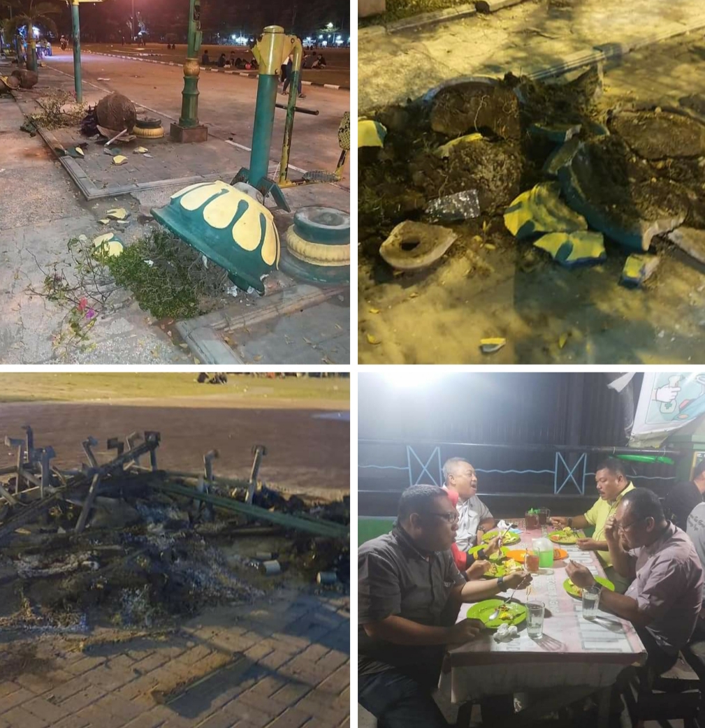 Pasca Demi Diskeb dan Taman Lakukan Pembersihan, Husni: Mari Kita Jaga Taman Kota