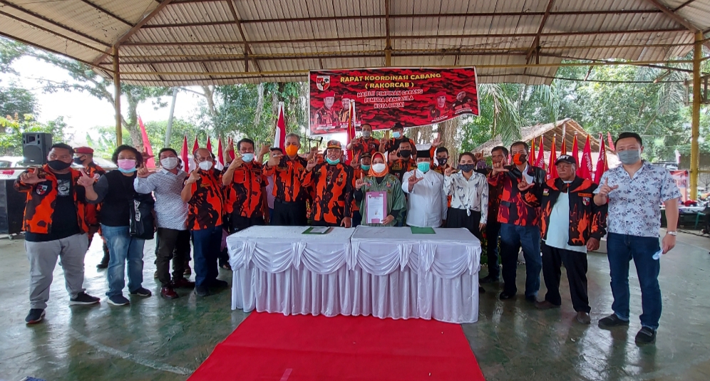 Pemuda Pancasila Binjai Siap Menangkan Pasangan No 2 Lisa - Sapta Bangun