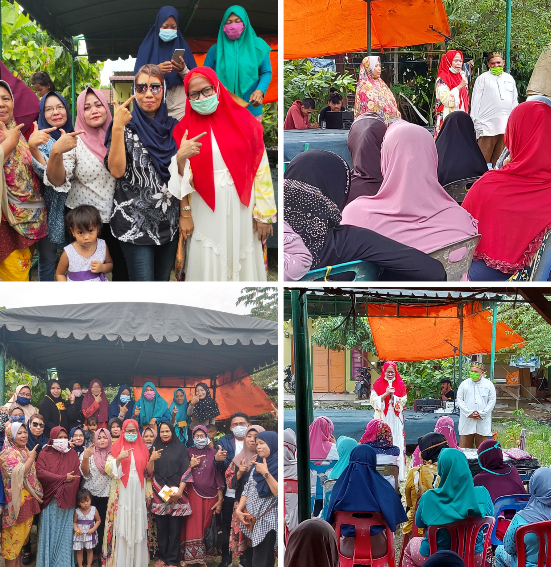 Masyarakat Medan Denai Siap Menangkan Bobby-Aulia, Hj Bunda Indah : Bobby Tidak Akan Korupsi