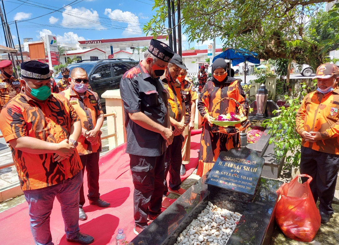 MPW PP Sumut Lakukan Ziarah Kubur ke Seluruh Tokoh Almarhum Pemuda Pancasila