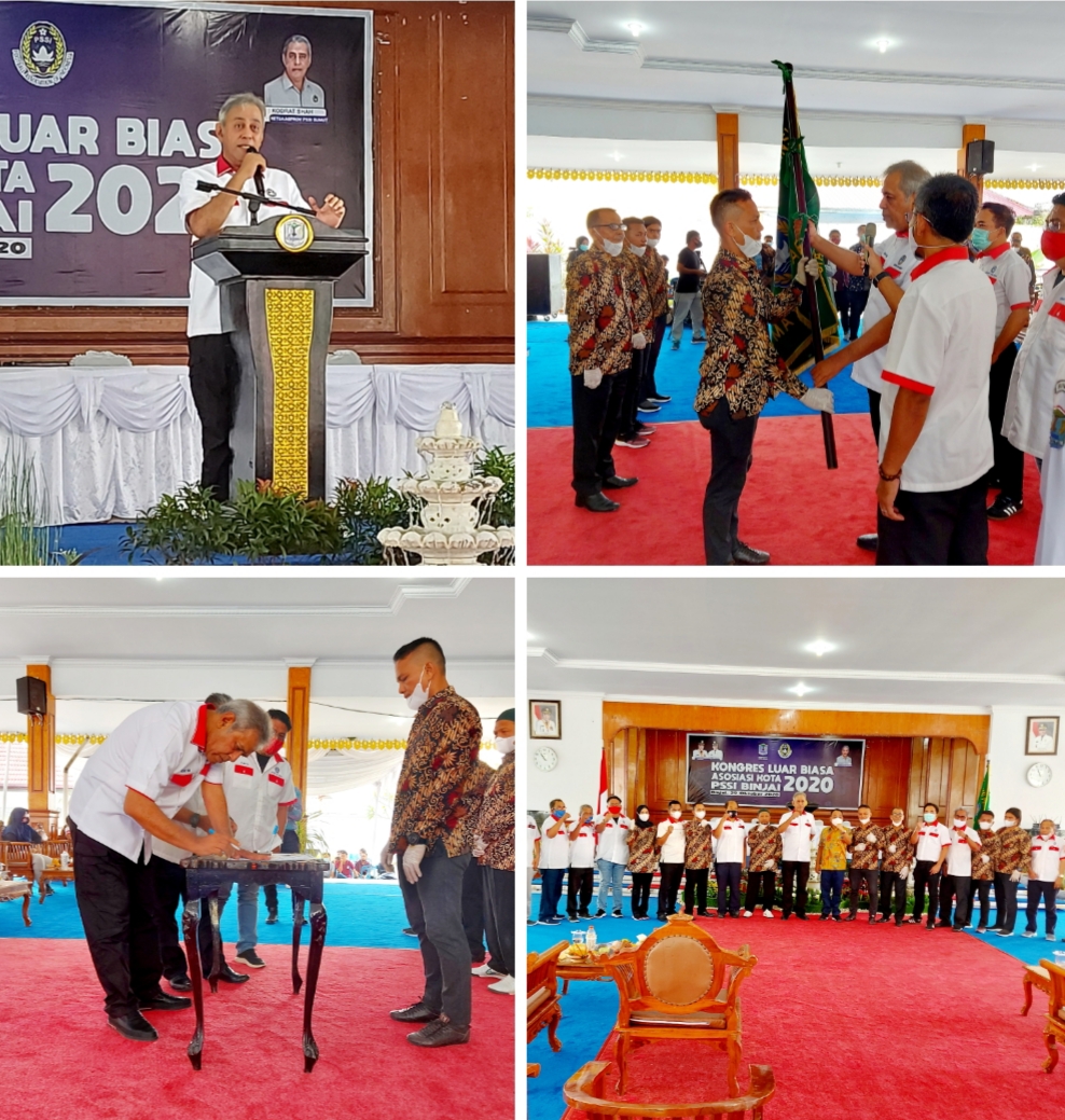 Andi Terpilih Ketua Askot PSSI Binjai, Kodrat Shah :Tingkatkan Prestasi