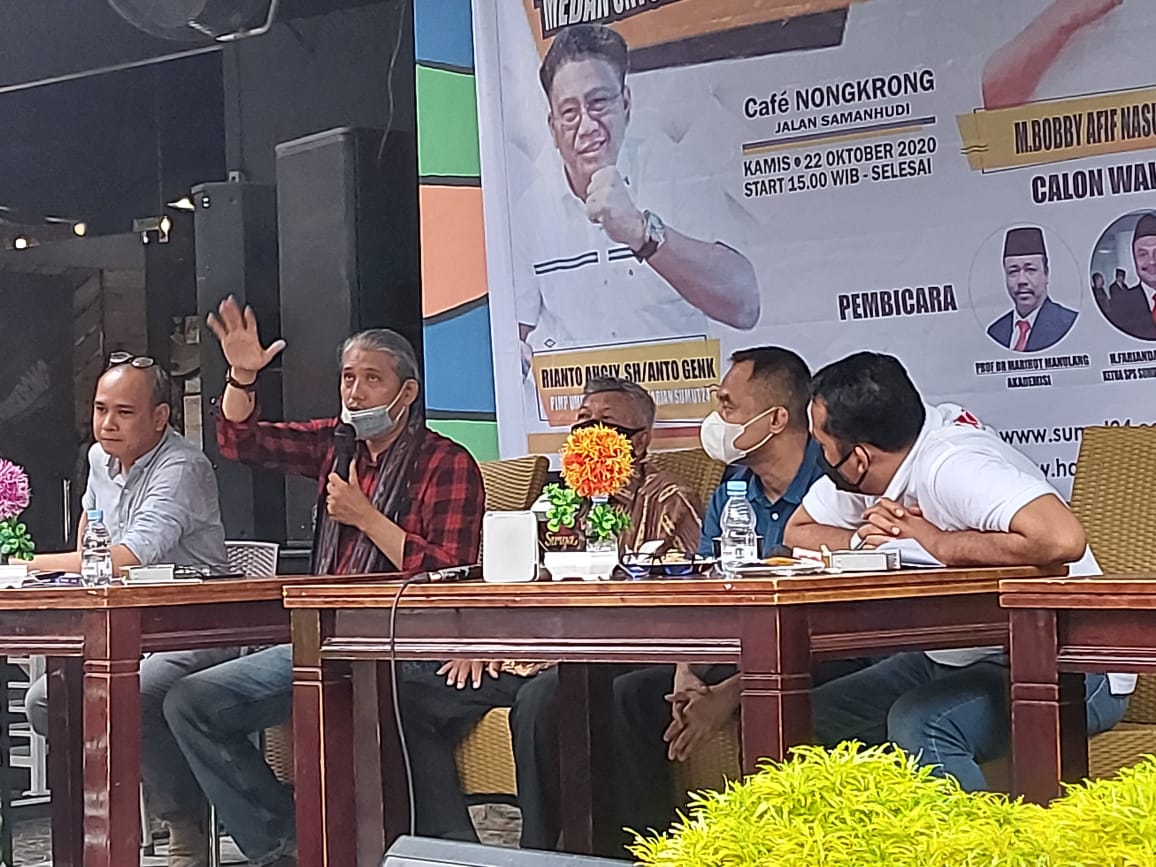  Ngobrol Bareng Bobby-Aulia, Juhendri Chaniago : Mengubah Kota Medan Adalah Peristiwa Budaya