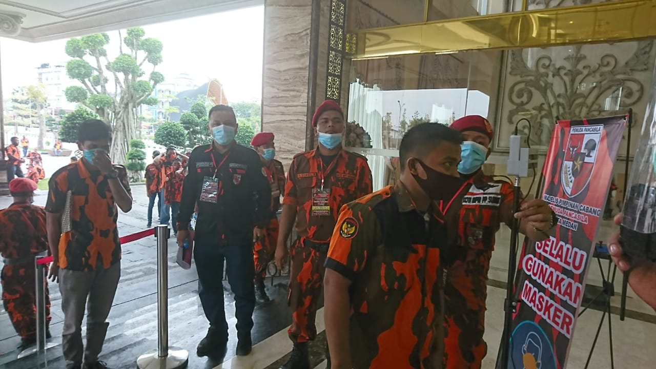 Rakoorcab MPC Pemuda Pancasila Kota Medan Ikuti Standar Protokol Kesehatan