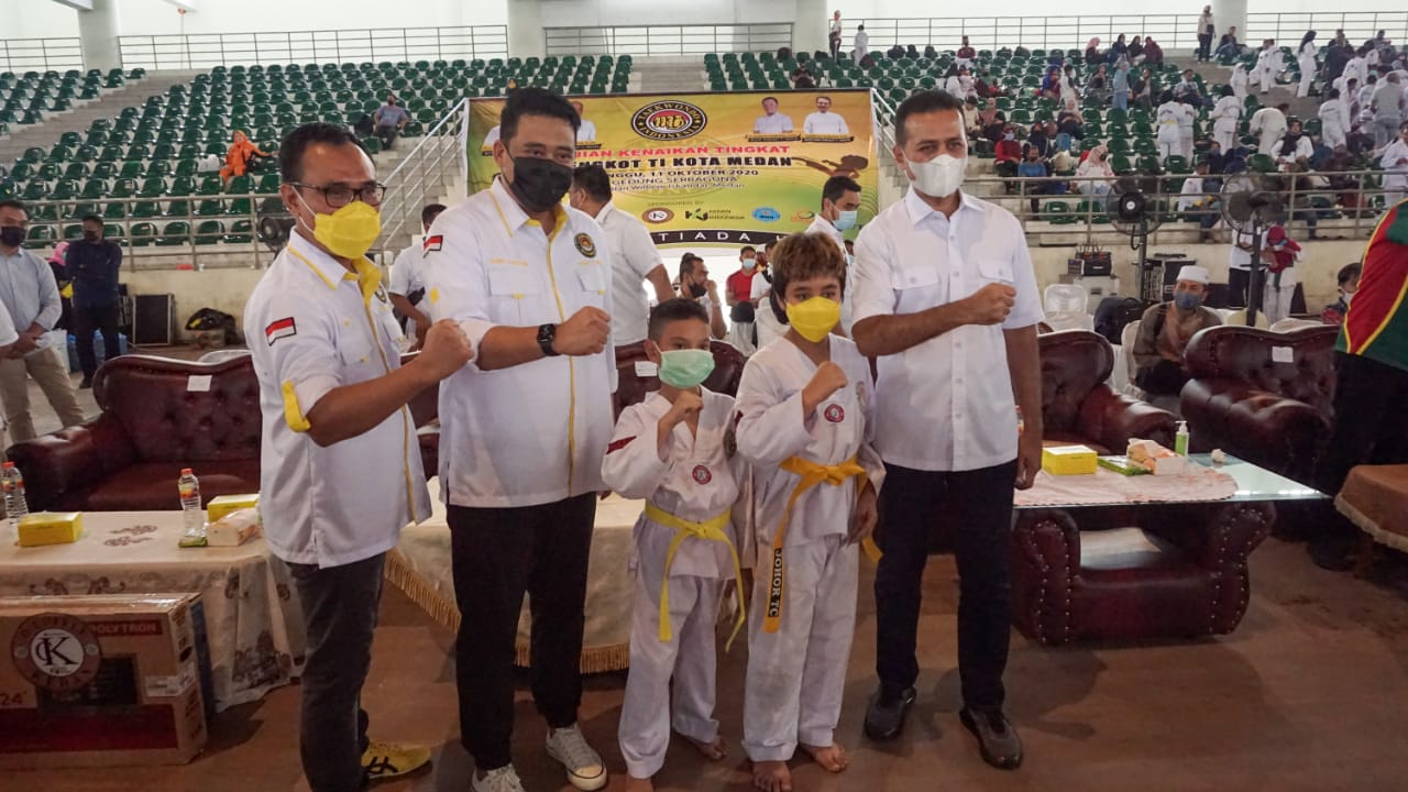 764 Tekwondoin Medan Ikuti Ujian Kenaikan Tingkat dan  Donor Darah