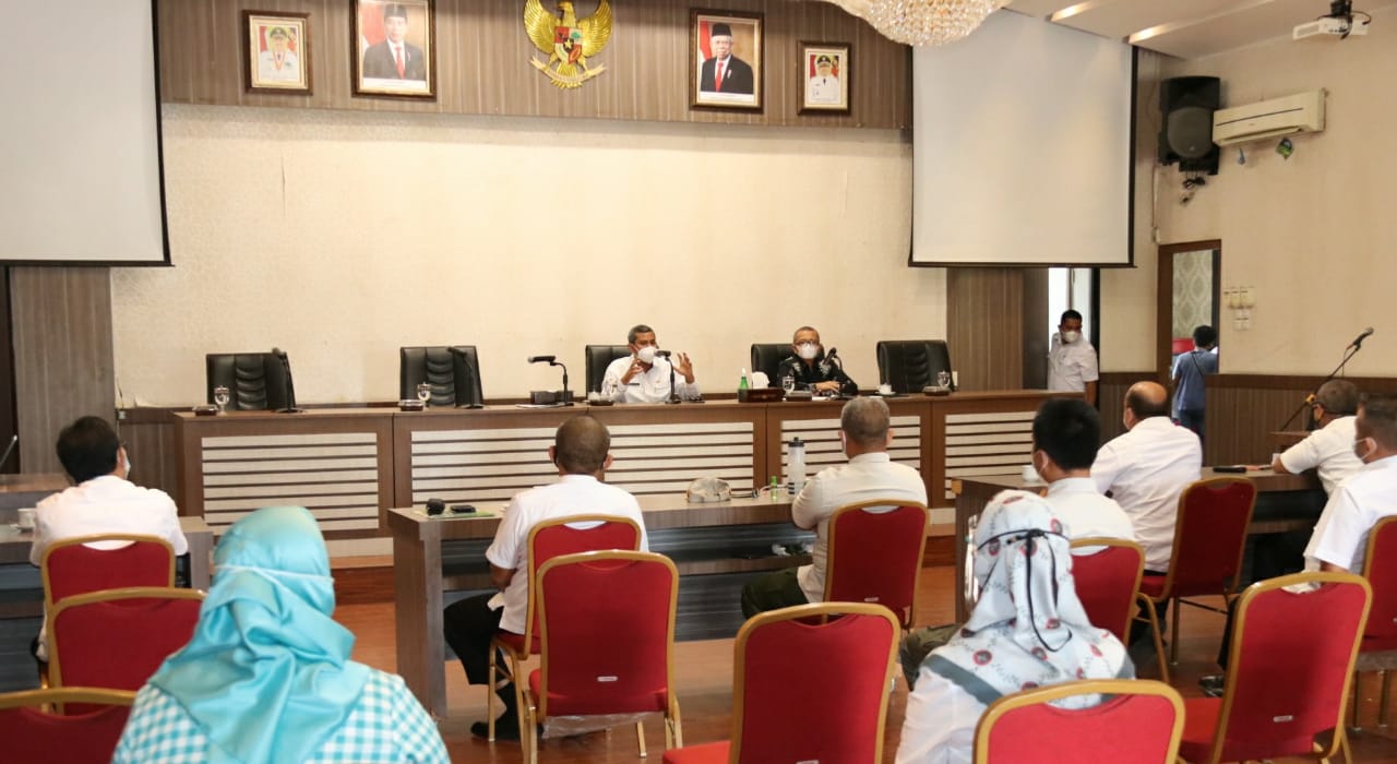 Sekda Minta OPD Terkait Terus Pantau Para Pelaku Usaha Dalam Penerapan Protokol Kesehatan