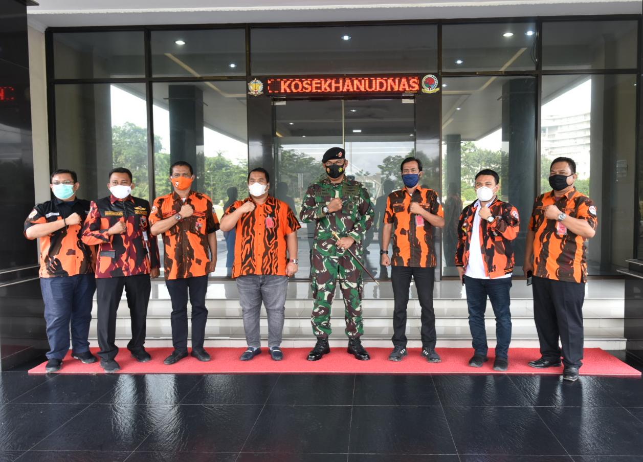 Pangkosekhanudnas III Medan, Marsekal Pertama TNI Esron S.B. Sinaga : Apresiasi Giat Kemanusiaan Pemuda Pancasila Sumut