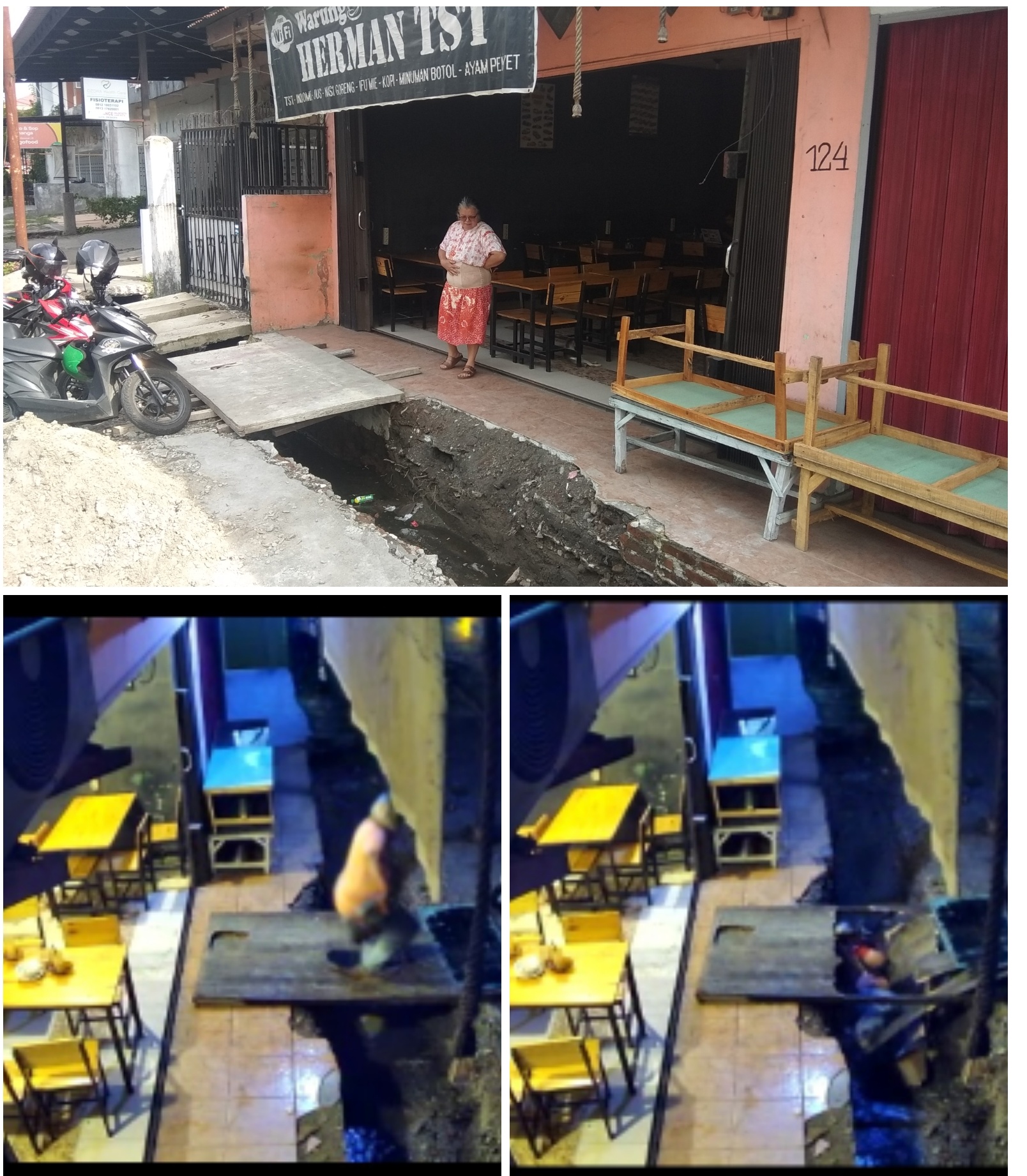 Proyek Dinas PU Bina Marga Timbulkan Jatuh Korban Terjerembab Warga Dirugikan